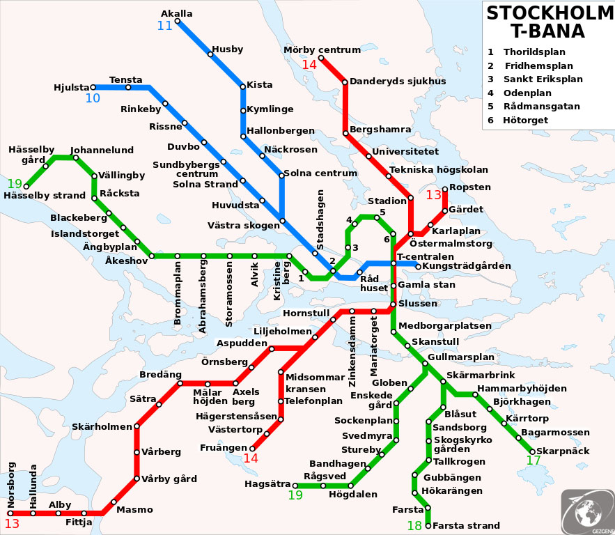 stockholm ulaşım rehberi metro haritası
