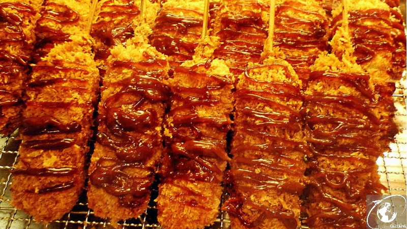 Osaka'da Ne Yenir kushikatsu