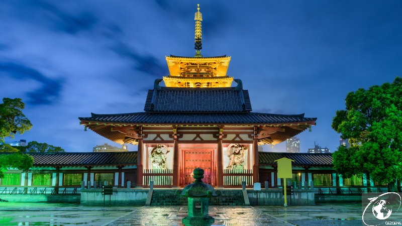 osaka'da gezilecek yerler shitennoji tapinagi
